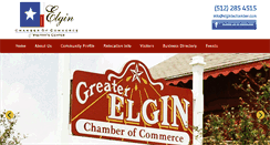 Desktop Screenshot of elgintxchamber.com